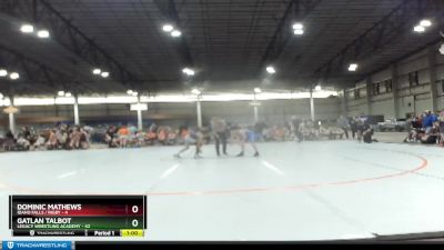 82 lbs Round 2 (3 Team) - Gatlan Talbot, Legacy Wrestling Academy vs Dominic Mathews, Idaho Falls / Rigby