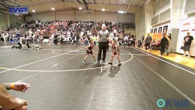 52 lbs Quarterfinal - Elijah Kroll, Jenks Trojan Wrestling Club vs Luke Crain, Skiatook Youth Wrestling