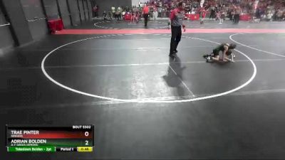 51 lbs Quarterfinal - Adrian Bolden, A-F Green Demons vs Trae Pinter, Ringers