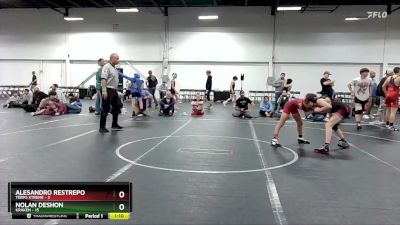 88 lbs Round 7 (8 Team) - Nolan DeShon, Kraken vs Alesandro Restrepo, Terps Xtreme