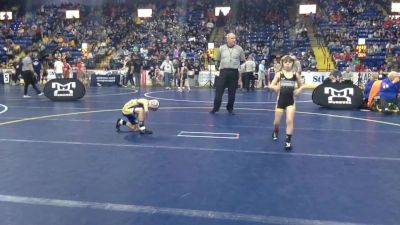 50 lbs Round Of 16 - Luke LaGard, South Side vs Ethan Schmitt, Crawford Central