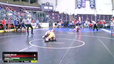 152 lbs Quarterfinal - Caden Bellis, Tioga Sr HS vs Owen Cummings, Williamson Hs