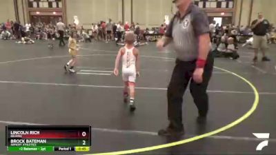 44 lbs Quarterfinal - Brock Bateman, Armory Athletics vs Lincoln Rich, Belding