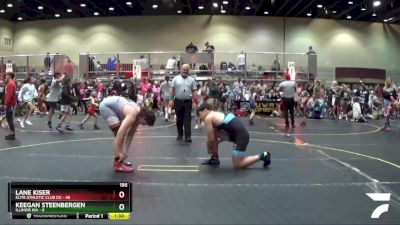 195 lbs Round 3 (6 Team) - Lane Kiser, Elite Athletic Club DZ vs Keegan Steenbergen, Illinois KIA