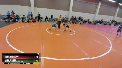 69-70 lbs Round 3 - Kai Randolph, Spartan Mat Club vs Jack Snider, Spring Klein Wrestling Club