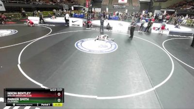 58 lbs Quarterfinal - Nixon Bentley, Driller Wrestling Club vs Parker Smith, California