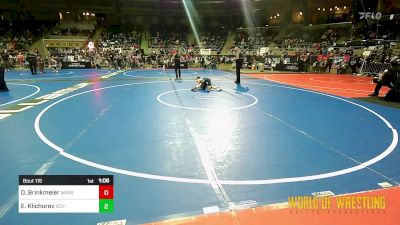 76 lbs Round Of 16 - Drew Brinkmeier, Warrior Wrestling Club vs Erik Klichurov, Izzy Style