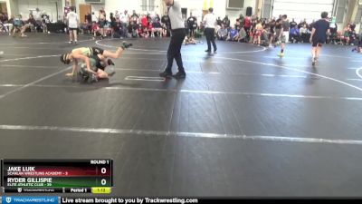 80 lbs Round 1 - Ryder Gillispie, Elite Athletic Club vs Jake Luik, Scanlan Wrestling Academy