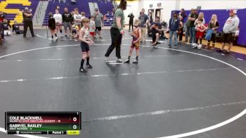 55 lbs Round 4 (6 Team) - Cole Blackwell, Palmetto State Wrestling Academy vs Gabryel Baxley, West Wateree