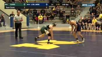 149 m, Malik Amine, UM vs Austin Eicher, MSU