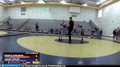 77 lbs 7th Place Match - Ezekiel Ratliff, Columbus North Wrestling Club vs Patrick Tomlinson, Central Indiana Academy Of Wrestling