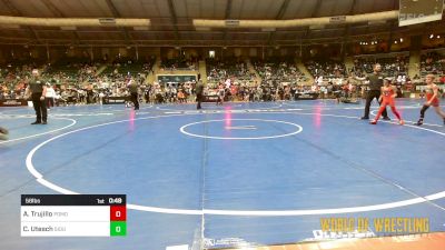 58 lbs Quarterfinal - Aurelius Trujillo, Pomona Elite vs Cohen Utesch, Siouxland Wrestling Academy