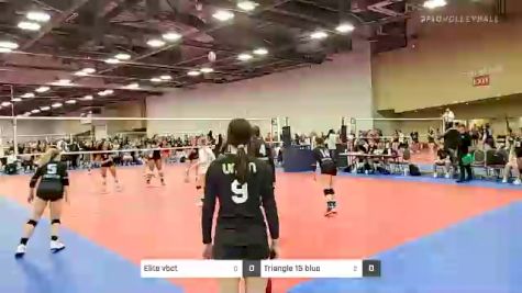 Elite vbct vs Triangle 15 blue - 2022 JVA Summerfest presented by Nike