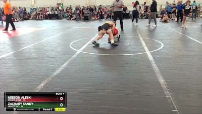 92 lbs Round 2 (4 Team) - Zachary Sandy, Jacket WC vs Neeson Aleski, Roughhouse