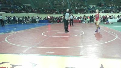 108 lbs Round Of 16 - Alexis Thompson, McLoud vs Faith Anna Cooper, HURRICANE WRESTLING ACADEMY