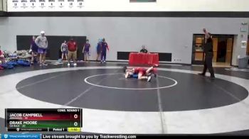 87 lbs Semis & 1st Wrestleback (8 Team) - Jacob Campbell, Arkansas vs Drake Moore, CO Blue