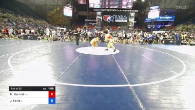 220 lbs Rnd Of 32 - Matthew Harrold, Massachusetts vs Joseph Favia, Illinois