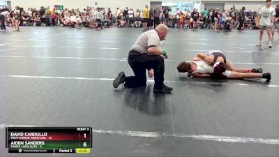 113 lbs Round 1 (6 Team) - Aiden Sanders, Finger Lakes Elite vs David Cardullo, Palm Harbor Wrestling