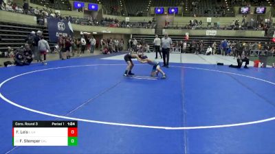 80 lbs Cons. Round 3 - Finn Stemper, Caledonia vs Finnley Leis, LAW - Lacrosse Area Wrestlers