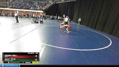 108 lbs Champ. Round 1 - Ricky Titus, USA Mat Club vs Johnny Bell, Iowa