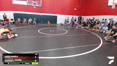 90 lbs Round 2 (6 Team) - Jaxon Randle, Chickasha vs Marshall Waters, Kansas Gold