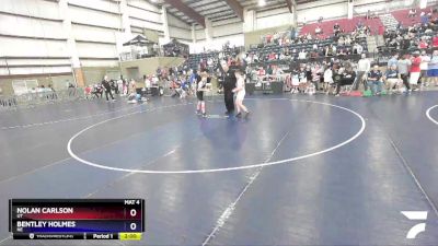 92 lbs Quarterfinal - Nolan Carlson, UT vs Bentley Holmes, NE