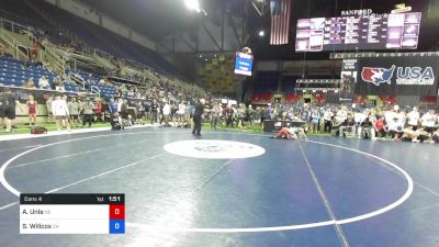 113 lbs Cons 4 - Abdirahman Unle, Nebraska vs Sean Willcox, California