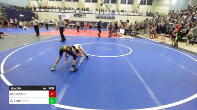 71 lbs Quarterfinal - Marcus Scott, Salina Wrestling Club vs Zhan Baker, Mountain Home Flyers