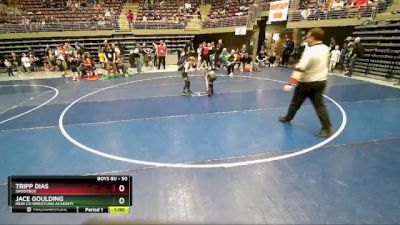 50 lbs Semifinal - Tripp Dias, Shootbox vs Jace Goulding, Iron Co Wrestling Academy