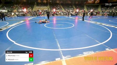 58 lbs Final - John (JJ) Martinez, Pomona Elite vs StevyJ Mytych, Mat Assassins