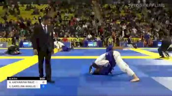 HANNAH KATHARINA RAUCH vs VITORIA CAROLINA ARAUJO VIEIRA 2022 World Jiu-Jitsu IBJJF Championship