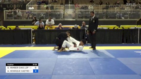 DELPHI YAMBER DIAS LOPES vs ANTONIO HENRIQUE CASTRO DOS SANT 2024 Pan Jiu Jitsu IBJJF Championship