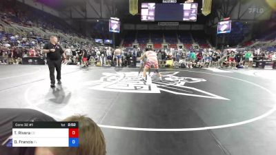 285 lbs Cons 32 #1 - Tj Rivera, Colorado vs David Francis, Florida