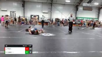 85 lbs Round 6 (8 Team) - John Grady Plott, Team Palmetto vs Jeremiah Lopez, Reverence Wrestling Club