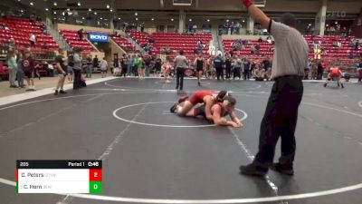 205 lbs 3rd Place Match - Cooper Hern, Bald Eagle Wrestling vs Colbyn Peters, Central City Youth Wrestling