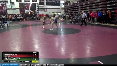 113 lbs Semifinal - Malik DeBow, Linn-Mar vs Kale Leymaster, Xavier, Cedar Rapids