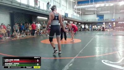 160 lbs Round 2 (10 Team) - Leeland Webb, WALA vs Dominic Joppa, Lakeshore Titans