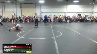 84 lbs Round 5 (8 Team) - Ethan Raley, FL Scorpions vs Carter Mullen, Warhawks