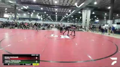 138 lbs Semifinal - Mekhi Ferguson, Heavy Hitting Hammers vs Ryan Mazhari, NOVA WC