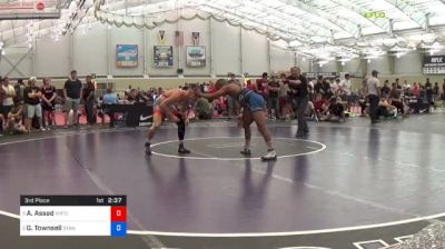 57 kg 3rd Place - Austin Assad, Michigan Regional Training Center vs Gabriel Townsell, Stanford