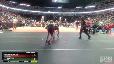 113-5A Cons. Round 1 - Rhett Herman, Grandview vs Ty Reeves, Poudre