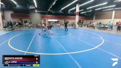 152 lbs Cons. Semi - Bronwyn Sadlier, Texas vs Layla Lopez, Texas