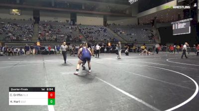 285 lbs Quarterfinal - Charles Griffin, Ellsworth vs Hunter Hart, Southwest Oregon