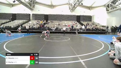 89 lbs Rr Rnd 3 - Conor Raveis, South Side Wrestling Club vs Parker Porta, M2TC Red