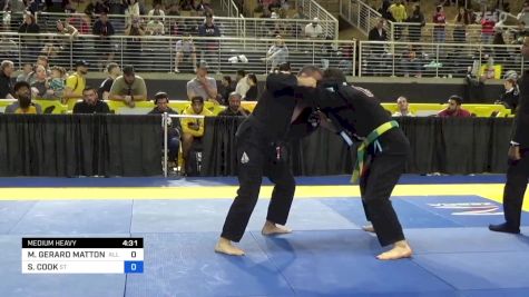 MATTHEW GERARD MATTONE vs SCOTT COOK 2024 Pan Jiu Jitsu IBJJF Championship