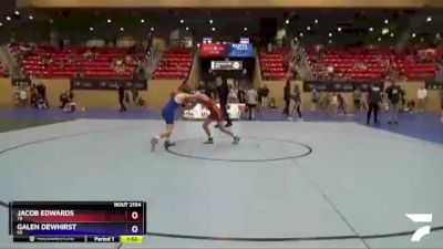 106 lbs Cons. Round 2 - Jacob Edwards, TX vs Galen Dewhirst, KS