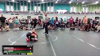 80 lbs Round 5 (6 Team) - Lennox Pao, Florida Scorpions vs Jojo Igneri, Buxton