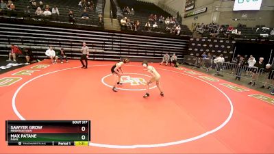 123 lbs Cons. Round 3 - Max Patane, Davis vs Sawyer Grow, Mountain View