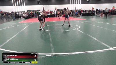 90 lbs Cons. Round 1 - Oliver Knott, OLEN vs Cole Wireman, KEFA