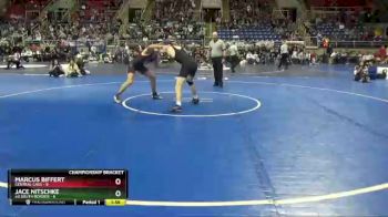 160 lbs Round 1 - Jace Nitschke, #3 South Border vs Marcus Biffert, Central Cass